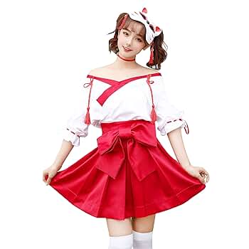 Amazon.co.jp: [Malymoon] 巫女 みこ 和服 shrine maiden miko